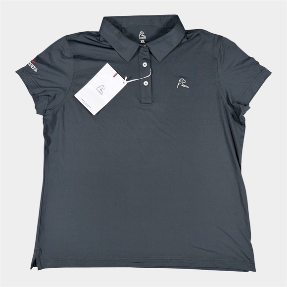 Rhoback Other - RHOBACK Performance Polo Golf Shirt Womens XL Short Sleeve Black NEW